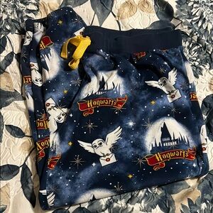 Adult  Hogwarts Pajamas - Blue